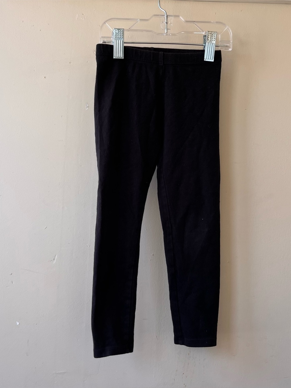 Faded Glory Black Kids Pull-On Stretch Leggings